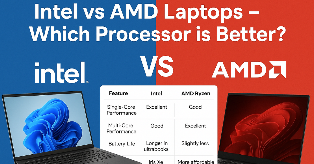 Intel vs AMD Laptops – Which Processor is Better?