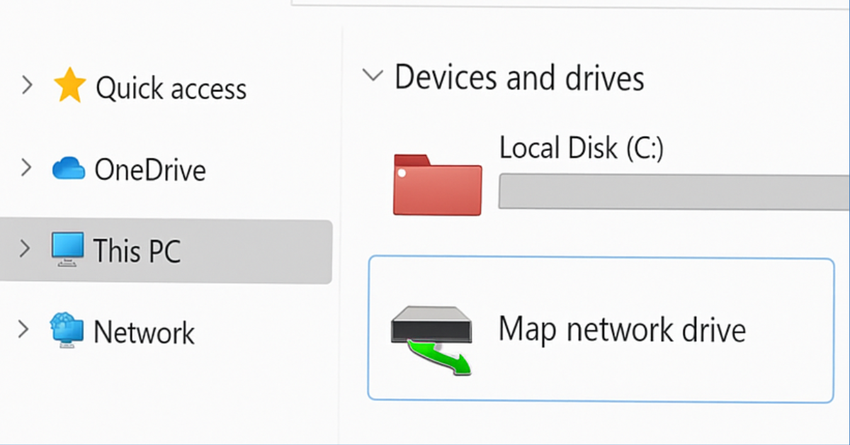 Map Network Drive Automatically How to Map Network Drive in Win11 — Step-by-Step Guide - LaptopBoy