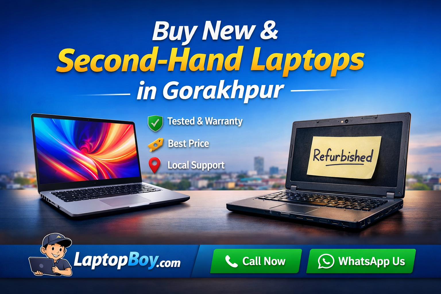 Buy New & Second Hand Laptops in Gorakhpur